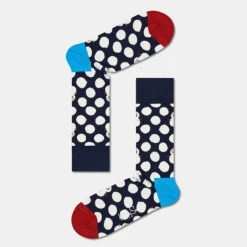 Αγορά 🎁 Κάλτσες Happy 🧦 Socks Big Dot Snowman Unisex Κάλτσες Multicolour 😀