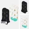 Η καλύτερη συμφωνία 😉 Κάλτσες Happy 🧦 Socks 2-Pack Lemonade Low Unisex Κάλτσες Multicolour ❤️