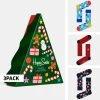 Εξοδος 😉 Κάλτσες Happy 🧦 Socks Decoration Time Gift Set 3-Pack Unisex Κάλτσες Multicolour 🎉