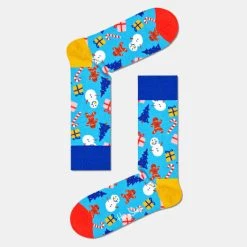 Εξοδος 😉 Κάλτσες Happy 🧦 Socks Decoration Time Gift Set 3-Pack Unisex Κάλτσες Multicolour 🎉 -Jack-Jones Κατάστημα happy socks 3 pack decoration time gift set 3