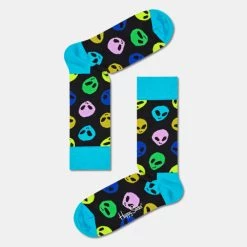 Εξοδος 🛒 Κάλτσες Happy 🧦 Socks Alien Unisex Κάλτσες MULTICOLOUR 💯
