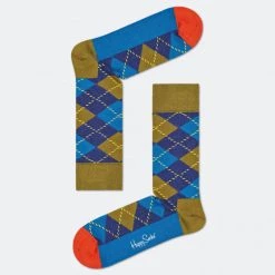 Προώθηση 🌟 Κάλτσες Happy 🧦 Socks Argyle Unisex Κάλτσες MULTICOLOUR 🧨