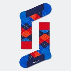 ΧΟΝΔΡΙΚΟ ΕΜΠΟΡΙΟ 🌟 Κάλτσες Happy 🧦 Socks Argyle Unisex Κάλτσες MULTICOLOUR ✔️