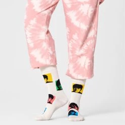 Φτηνός ⭐ Κάλτσες Happy 🧦 Socks Beatles Silhouettes Unisex Κάλτσες MULTICOLOUR ❤️ -Jack-Jones Κατάστημα happy socks beatles silhouettes sock 2