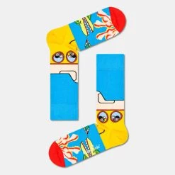 Πολύ καλή προσφορά 👍 Κάλτσες Happy 🧦 Socks Beatles Yellow Submarine Unisex Κάλτσες MULTICOLOUR 🔔