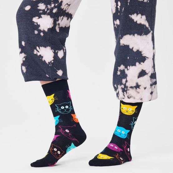 Best Pirce 👏 Κάλτσες Happy 🧦 Socks Cat Unisex Κάλτσες MULTICOLOUR 👏 2 Best Pirce 👏 Κάλτσες Happy 🧦 Socks Cat Unisex Κάλτσες MULTICOLOUR 👏 - Image 2