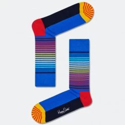 Κουπόνι 🔥 Κάλτσες Happy 🧦 Socks Half Stripe Κάλτσες MULTICOLOUR 😉
