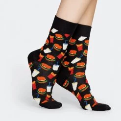 Πολύ καλή προσφορά 🥰 Κάλτσες Happy 🧦 Socks Hamburger Sock MULTICOLOR 🎁 -Jack-Jones Κατάστημα happy socks hamburger sock 2