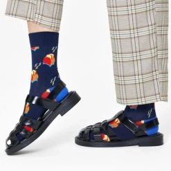 Το φθηνότερο 🌟 Κάλτσες Happy 🧦 Socks Have A Toast Unisex Κάλτσες MULTICOLOUR 🎁 -Jack-Jones Κατάστημα happy socks have a toast sock 2