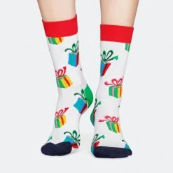 Αγορά 🎁 Κάλτσες Happy 🧦 Socks Presents - Unisex Κάλτσες Multicolour 🛒