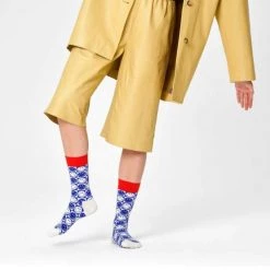 Προϋπολογισμός 🎉 Happy 🧦 Socks Κάλτσες Happy Squared Smiley Unisex Κάλτσες Multicolour 👏 -Jack-Jones Κατάστημα happy socks squared smiley sock 2