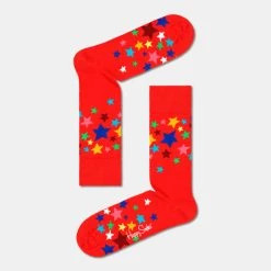 Προώθηση 😉 Κάλτσες Happy 🧦 Socks Stars Unisex Κάλτσες Multicolour 🛒