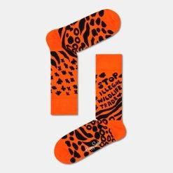 Πολύ καλή προσφορά 😉 Κάλτσες Happy 🧦 Socks Stop Illegal Online Wildlife Trade Unisex Κάλτσες MULTICOLOUR 😀