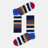 Καλύτερη πώληση ✔️ Κάλτσες Happy 🧦 Socks Stripe Unisex Κάλτσες ΠΟΛΥΧΡΩΜΟ ❤️