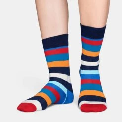 Καλύτερη πώληση ✔️ Κάλτσες Happy 🧦 Socks Stripe Unisex Κάλτσες ΠΟΛΥΧΡΩΜΟ ❤️ -Jack-Jones Κατάστημα happy socks stripe 2