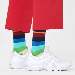 Αγορά 😍 Κάλτσες Happy 🧦 Socks Stripe Unisex Κάλτσες MULTICOLOUR ❤️ -Jack-Jones Κατάστημα happy socks stripe sock 2