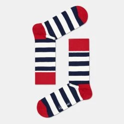 Καλύτερη πώληση 👏 Κάλτσες Happy 🧦 Socks Stripe Ανδρικές Κάλτσες Multicolour ✨