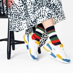 Κουπόνι 🔔 Κάλτσες Happy 🧦 Socks Stripe Unisex Κάλτσες Multicolour 👏 -Jack-Jones Κατάστημα happy socks stripe sock 8