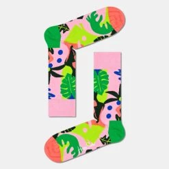 Best Pirce ✨ Κάλτσες Happy 🧦 Socks Tropical Garden Unisex Κάλτσες Multicolour 👍