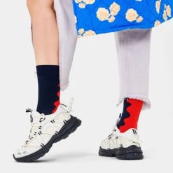 Προϋπολογισμός ❤️ Κάλτσες Happy 🧦 Socks Wave Unisex Κάλτσες MULTICOLOUR ✔️ -Jack-Jones Κατάστημα happy socks wave sock 2