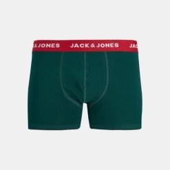 ΧΟΝΔΡΙΚΟ ΕΜΠΟΡΙΟ 🤩 Εσώρουχα Jack & Jones Jacdash Trunks 2-Pack Ανδρικά Μποξεράκια Πολύχρωμο Ponderosa Pine 🛒 -Jack-Jones Κατάστημα jack jones jacdash trunks 2 pack 3