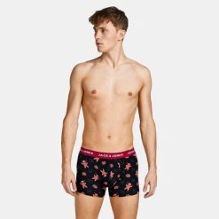 Προώθηση 🔥 Εσώρουχα Jack & Jones Jacvixen Giftbox Ανδρικό Σετ Μποξεράκι & 2-Pack Κάλτσες Black 🛒 -Jack-Jones Κατάστημα jack jones jacvixen giftbox 3