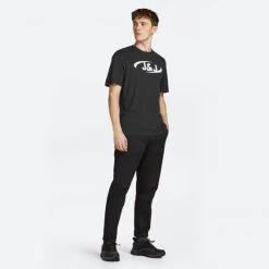 Κουπόνι ❤️ T-Shirts | Μπλούζα κοντό μανίκι Jack & Jones Ανδρικό T-Shirt Black 🛒 -Jack-Jones Κατάστημα jack jones jcoair tee ss crew neck sn 11