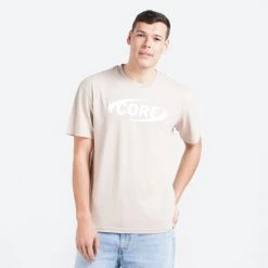 Η καλύτερη συμφωνία 😀 T-Shirts | Μπλούζα κοντό μανίκι Jack & Jones Ανδρικό T-Shirt Oxford Tan 👍