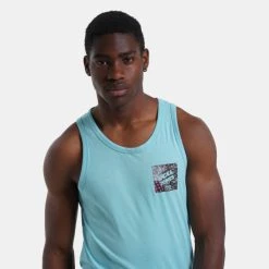 Best Pirce 💯 Αμάνικα T-shirts Jack & Jones Ανδρική Αμάνική Μπλούζα Marine Blue ⌛ -Jack-Jones Κατάστημα jack jones jconights tank top 10