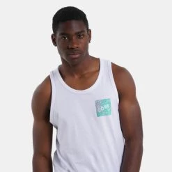 Flash Sale 🥰 Αμάνικα T-shirts Jack & Jones Ανδρική Αμάνική Μπλούζα WHITE 💯 -Jack-Jones Κατάστημα jack jones jconights tank top 2