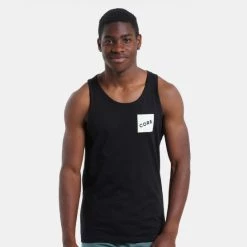 Εξοδος 😍 Αμάνικα T-shirts Jack & Jones Ανδρική Αμάνική Μπλούζα Black ✔️ -Jack-Jones Κατάστημα jack jones jconights tank top 6