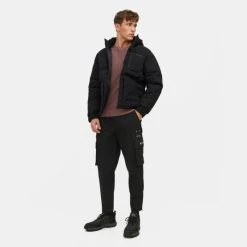 Flash Sale 🤩 Μπουφάν Jack & Jones Jcootto Puffer Sn BLACK 🛒 -Jack-Jones Κατάστημα jack jones jcootto puffer sn 11