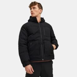 Flash Sale 🤩 Μπουφάν Jack & Jones Jcootto Puffer Sn BLACK 🛒