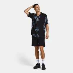 ΧΟΝΔΡΙΚΟ ΕΜΠΟΡΙΟ 🤩 Κοντομάνικα Πουκάμισα Jack & Jones Tropical Ανδρικό Κοντομάνικο Πουκάμισο ASPHALT 💯 -Jack-Jones Κατάστημα jack jones jcoreggie staycay aop resort shirt ss 9