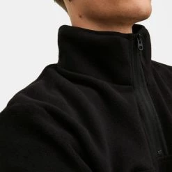 Ολοκαίνουργιο ✨ Φούτερ Jack & Jones Tech Polar Ανδρική Μπλούζα Φούτερ Black 🔔 -Jack-Jones Κατάστημα jack jones jcotech polar sweat high neck 12