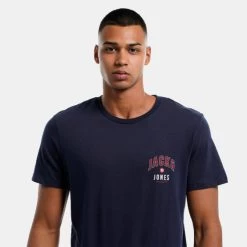 Εκπτωση 🤩 T-Shirts | Μπλούζα κοντό μανίκι Jack & Jones Ανδρικό T-Shirt Navy Blazer 🔔 6 Εκπτωση 🤩 T-Shirts | Μπλούζα κοντό μανίκι Jack & Jones Ανδρικό T-Shirt Navy Blazer 🔔 -Jack-Jones Κατάστημα jack jones jcothomas small aw tee ss crew neck f 2