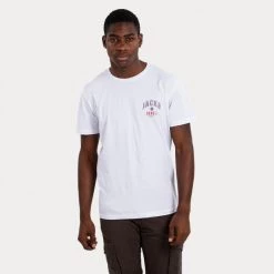 Εκπτωση 💯 T-Shirts | Μπλούζα κοντό μανίκι Jack & Jones Ανδρικό T-Shirt WHITE ❤️