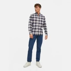 Το φθηνότερο 😉 Πουκάμισα Jack & Jones Ανδρικό Πουκάμισο PORT ROYALE 💯 -Jack-Jones Κατάστημα jack jones jjbarret mix shirt ls 8