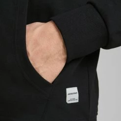 Αγορά 👍 Ζακέτες Jack & Jones Ανδρική Ζακέτα Black 🥰 7 Αγορά 👍 Ζακέτες Jack & Jones Ανδρική Ζακέτα Black 🥰 -Jack-Jones Κατάστημα jack jones jjebasic sweat zip hood noos 2