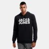 Το φθηνότερο 🥰 Μπλούζες με Κουκούλα Jack & Jones Ανδρική Μπλούζα με Κουκούλα Black 🎁