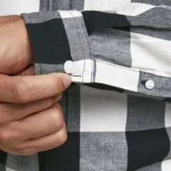 Εξοδος 🔔 Πουκάμισα Jack & Jones Gingham Checked Ανδρικό Πουκάμισο WHISPER WHITE 🌟 -Jack-Jones Κατάστημα jack jones jjegingham twill shirt l s noos 4