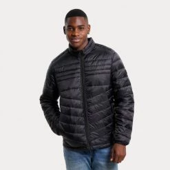 Συμφωνίες 😉 Μπουφάν Jack & Jones Ανδρικό Μπουφάν BLACK 😀