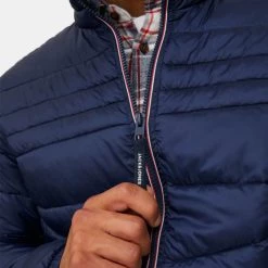 Το φθηνότερο 🛒 Μπουφάν Jack & Jones Ανδρικό Μπουφάν NAVY BLAZER 😍 -Jack-Jones Κατάστημα jack jones jjehero puffer collar noos 6