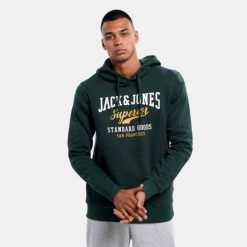 Προώθηση ✔️ Μπλούζες με Κουκούλα Jack & Jones Sweat Ανδρική Μπλούζα με Κουκούλα Pine Grove 😀