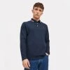 Τοπ 10 ⭐ Πόλο Τ-shirts Jack & Jones Jjepaulos Ανδρικό Πόλο T-shirt NAVY BLAZER 🔔