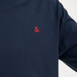 Τοπ 10 ⭐ Πόλο Τ-shirts Jack & Jones Jjepaulos Ανδρικό Πόλο T-shirt NAVY BLAZER 🔔 -Jack-Jones Κατάστημα jack jones jjepaulos polo ls noos 4