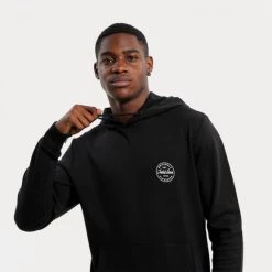 Προϋπολογισμός ⭐ Μπλούζες με Κουκούλα Jack & Jones Ανδρική Μπλούζα με Κουκούλα Black 🧨 -Jack-Jones Κατάστημα jack jones jjeshark sweat hood noos 2