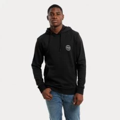 Προϋπολογισμός ⭐ Μπλούζες με Κουκούλα Jack & Jones Ανδρική Μπλούζα με Κουκούλα Black 🧨