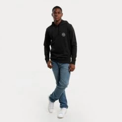 Προϋπολογισμός ⭐ Μπλούζες με Κουκούλα Jack & Jones Ανδρική Μπλούζα με Κουκούλα Black 🧨 -Jack-Jones Κατάστημα jack jones jjeshark sweat hood noos 3