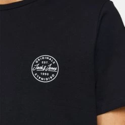 Προώθηση 🧨 T-Shirts | Μπλούζα κοντό μανίκι Jack & Jones Ανδρικό T-shirt BLACK 👏 9 Προώθηση 🧨 T-Shirts | Μπλούζα κοντό μανίκι Jack & Jones Ανδρικό T-shirt BLACK 👏 -Jack-Jones Κατάστημα jack jones jjeshark tee ss crew neck noos 3